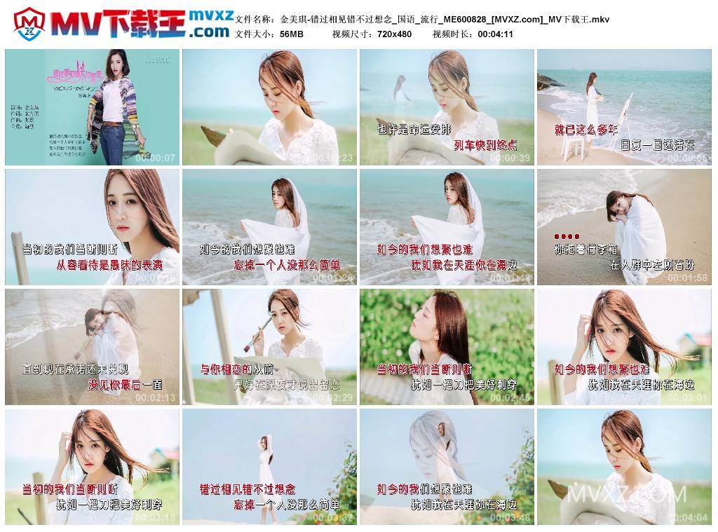 金美琪-错过相见错不过想念_国语_流行_ME600828